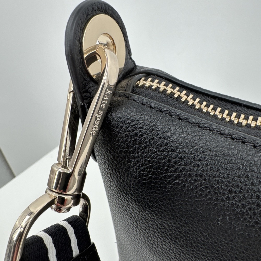 Kate Spade New York NWT Small Rosie Crossbody BLACK Leather - Picture 6 of 11